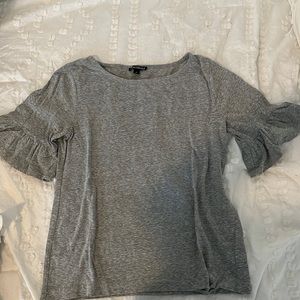 J Crew Ruffle sleeve top